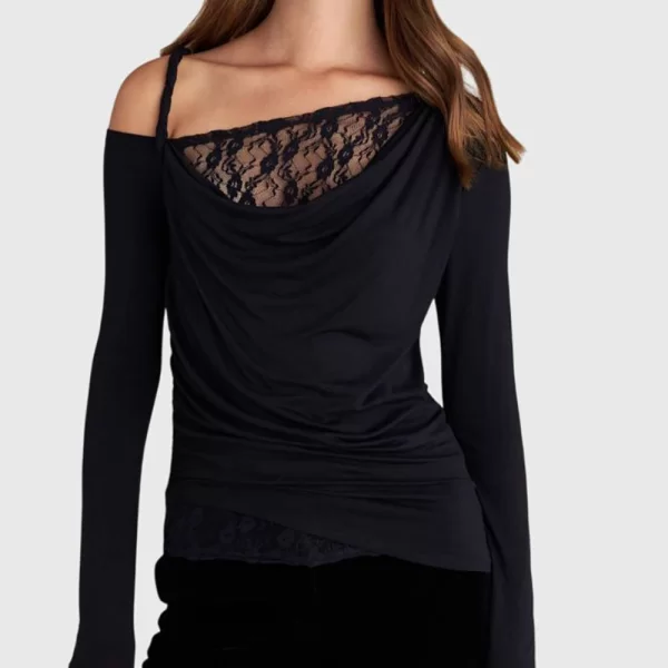 Attrattivo ATTRATTIVO ΜΠΛΟΥΖΑ 9922031-MAYRO Black