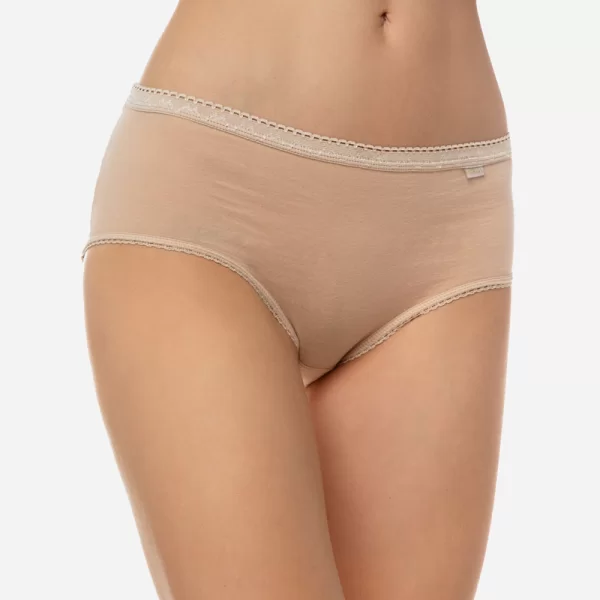 MINERVA ΚΥΛ.COT-LYCRA MIDI 2ΤΕΜ 90-89860-003 Biege