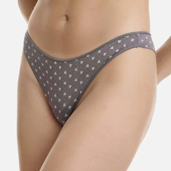 Walk WALK ΓΥΝΑΙΚΕΙΟ RIO BAMBOO ΜΕ ΣΧΕΔΙΟ WINTER 2ΤΕΜ W2018-34-MULTI/MULTICOLOUR Gray