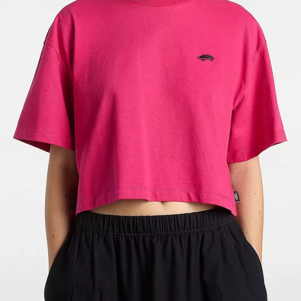 VANS W SALTON RELAX CROP SS VN000P5QC9L1-VNC9L Pink