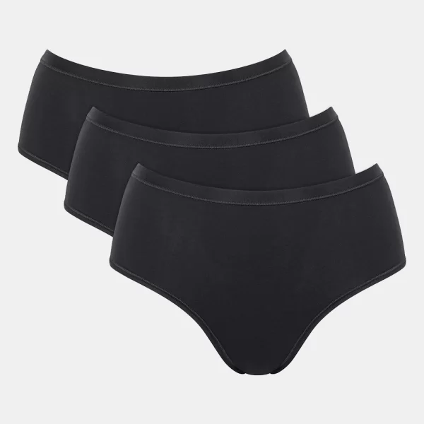 Sloggi sloggi GO Daily Cotton Midi 3P 10222325-0004 Black