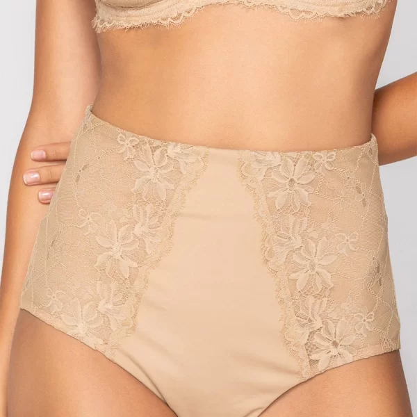 Luna LUNA Venus high waist maxi brief 25502-13 Biege