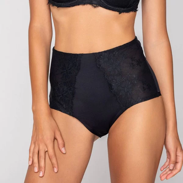 LUNA Venus high waist maxi brief 25502-02 Black