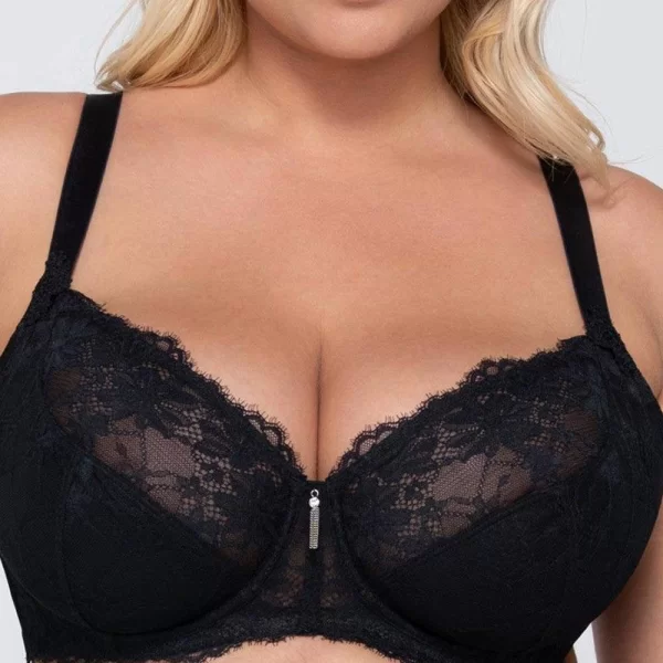 LUNA Venus wired big size balconette 15502-02 Black