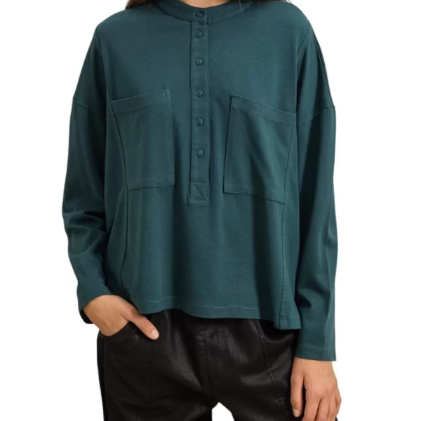 NAMASTE ''ΜΠΛΟΥΖΑ FIAMMETA WW0725038-GREEN DarkGreen