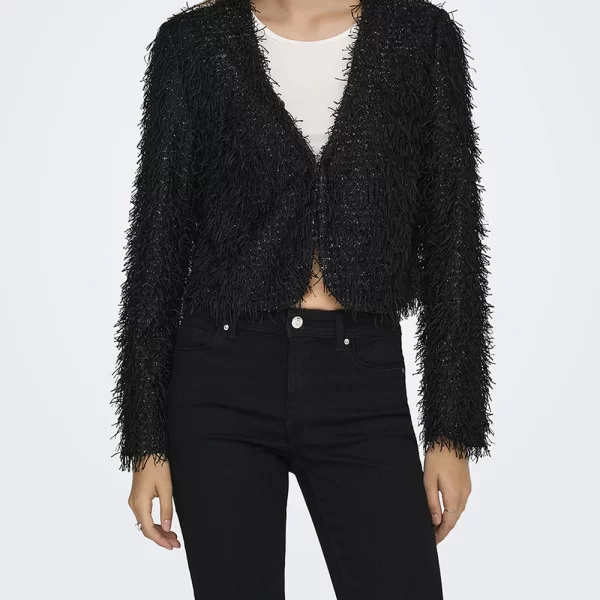 ONLY ONLLISE SHORT JACKET OTW 15360581-BLACK Black