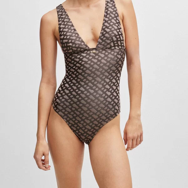 BOSS BEATRIX SWIMSUIT 10259949 01 50515543-206 Brown