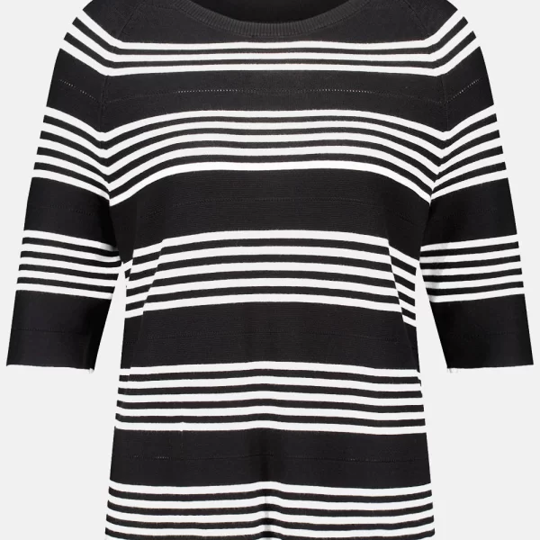 GERRY WEBER PULLOVER 1/2 SLEEVE 978053-44727-01190 Black