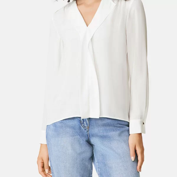 GERRY WEBER BLOUSE 1/1 SLEEVE 460052-31445-99700 OffWhite