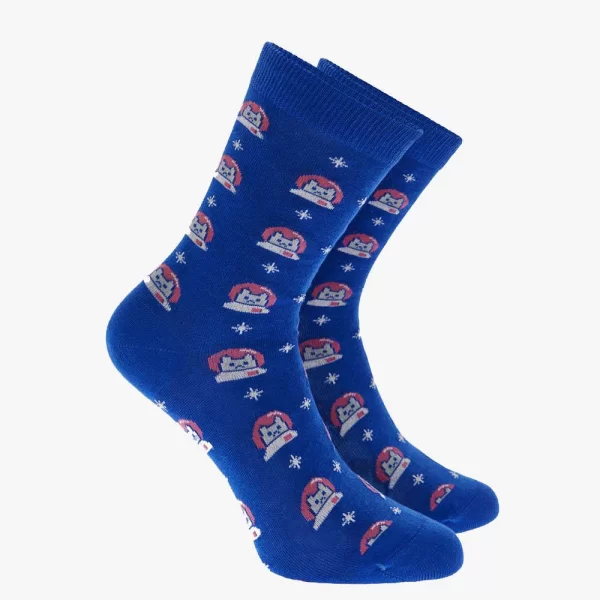 WALK ΓΥΝΑΙΚΕΙΕΣ ΒΑΜΒΑΚΕΡΕΣ ΚΑΛΤΣΕΣ ΜΕ ΣΧΕΔΙΟ W132-5-47 Blue