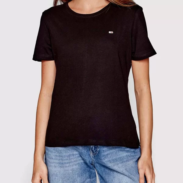 TOMMY JEANS TJW JERSEY T-SHIRT DW0DW14616-BDS Black