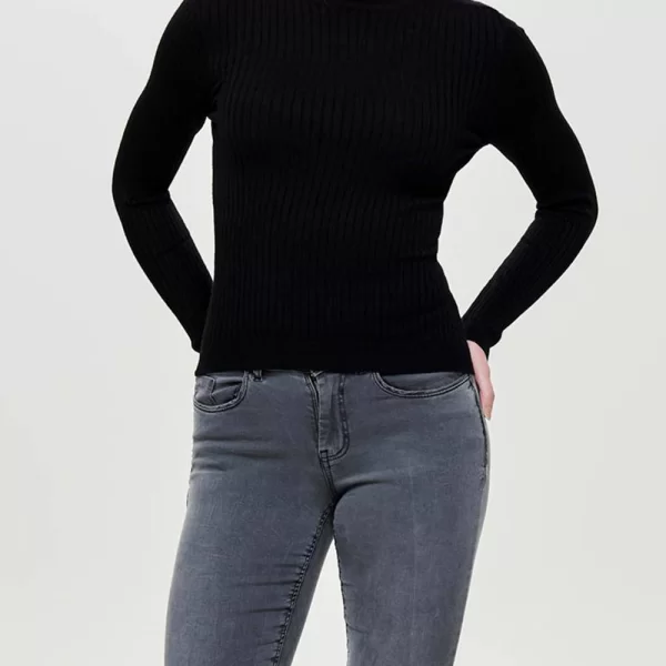 ONLY ΠΟΥΛΟΒΕΡ ONLKAROL PULLOVER 15165075-BLACK Black