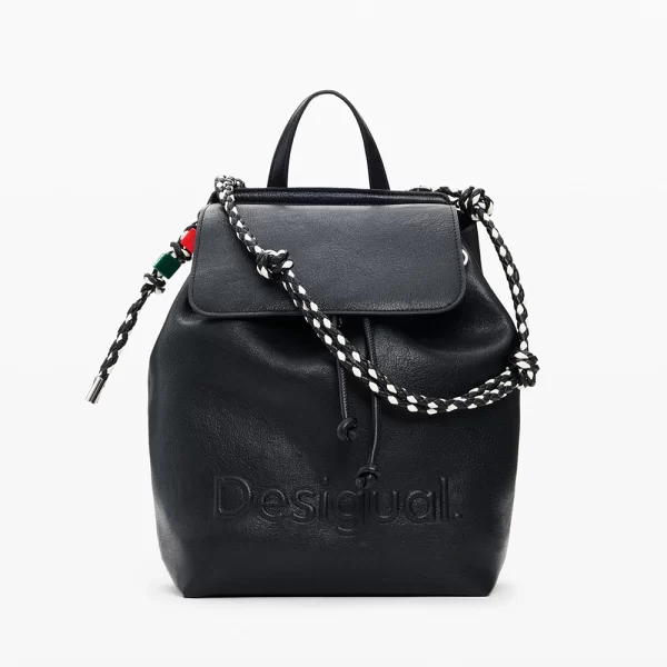 DESIGUAL BACK_HALF LOGO LUENA BLAC ΤΣΑΝΤΑ ΓΥΝΑΙΚΕΙΟ 26SAKP19-2000 Black