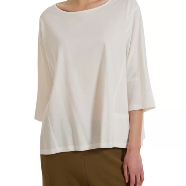 NAMASTE ΜΠΛΟΥΖΑ SS0726022-CREAM White