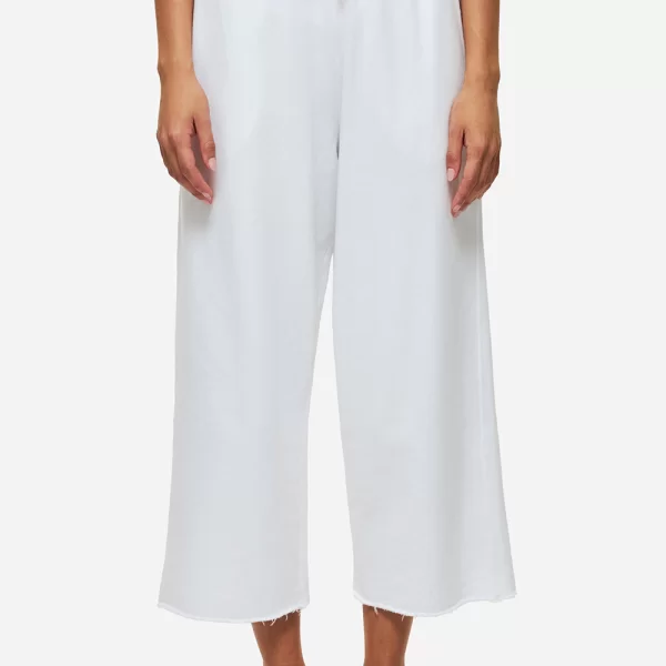 DIRTY LAUNDRY CROPPED SWEATPANTS DLWSP000049-WHITE White