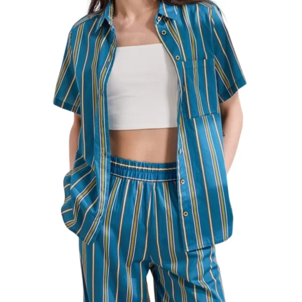 NAMASTE ΠΟΥΚΑΜΙΣΟTHIRZA_2 SS0426006-PETROL Petrol