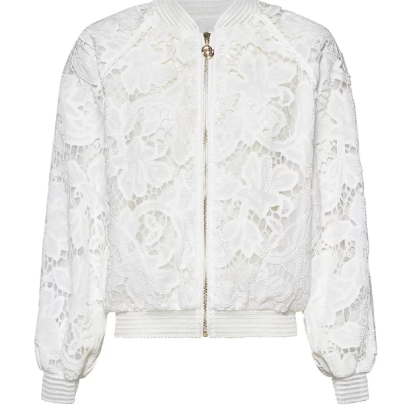 SILVIAN HEACH JACKET GUANA GPP26354GB-WHITE White