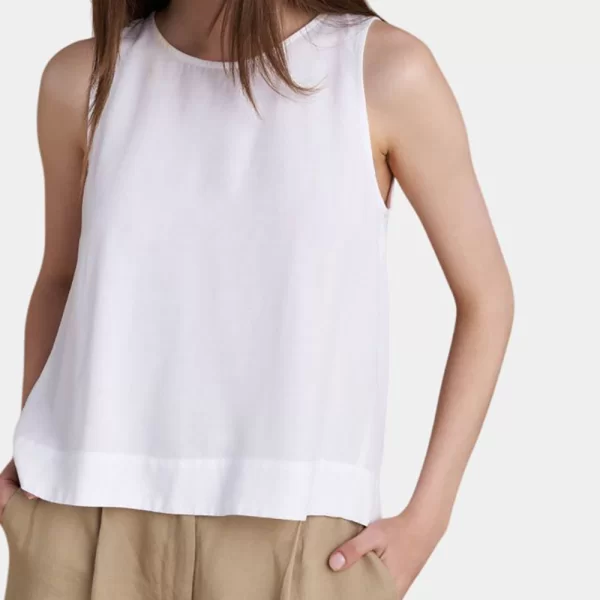 ATTRATTIVO ΤΟΠ 91259487-LEYKO White