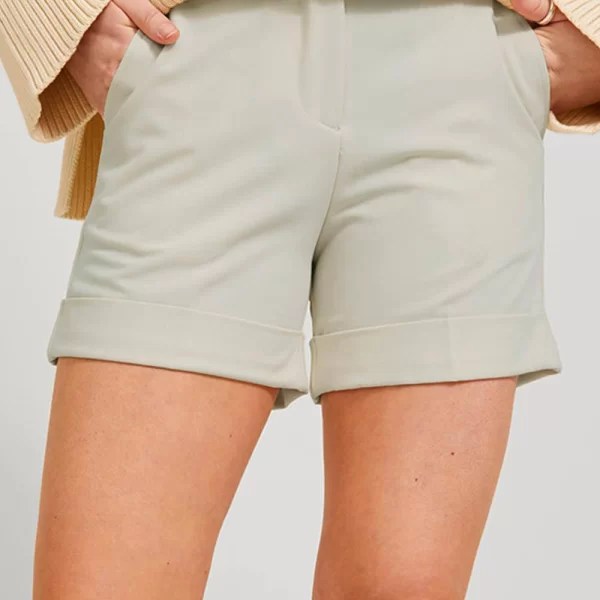 JJXX by JACK & JONES JJXX JXMARY HW SHORTS PNT NOOS 12213192-Seedpearl Ecru