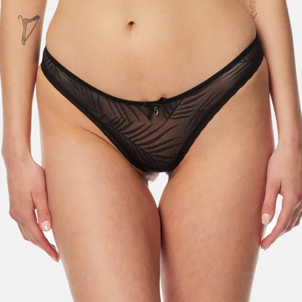 MINERVA SLIP RIO LINGR QUEEN 90-80921-145-145 Black