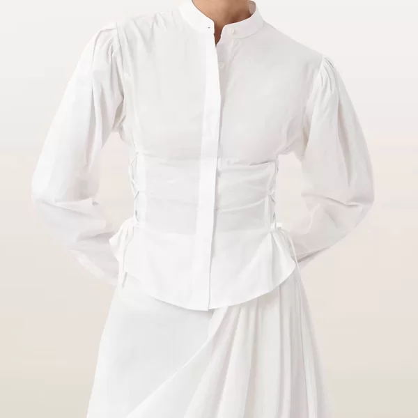 ALL SAINTS EVANNA SHIRT W016PD-OPTIC WHITE OffWhite