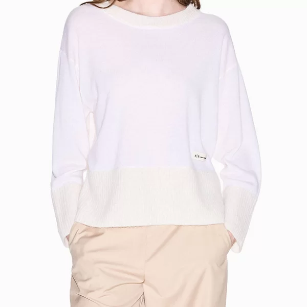 ARMANI EXCHANGE PULLOVER XW000772AF16602-U1003 OffWhite