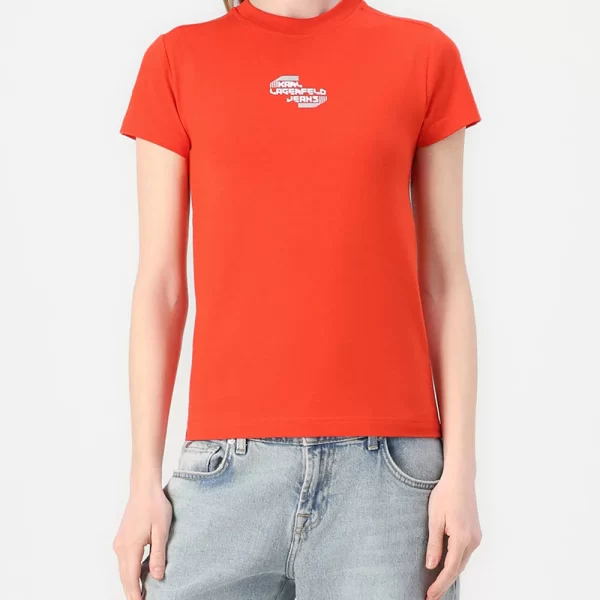 KARL LAGERFELD JEANS KLJ SLIM TEE A2W17027-1OR Orange