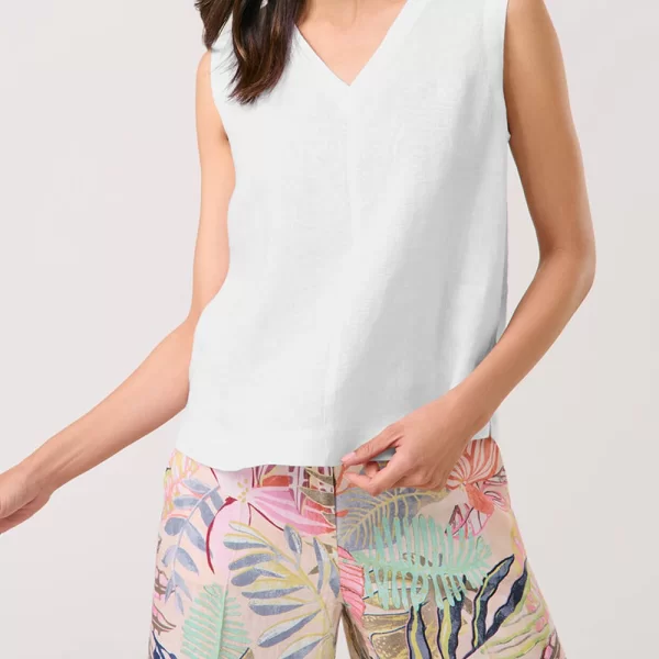 GERRY WEBER BLOUSE WITHOUT SLEEV 560060-31471-99600 White