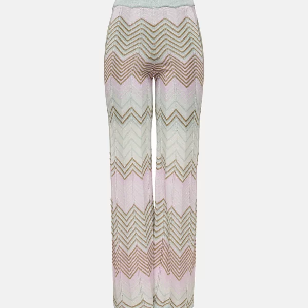 ONLY ONLALVIRA LIFE MW GLITTER PANT KNT 15344393-Cloud BlueRoseateCloudBistreSilverGlitter Multi
