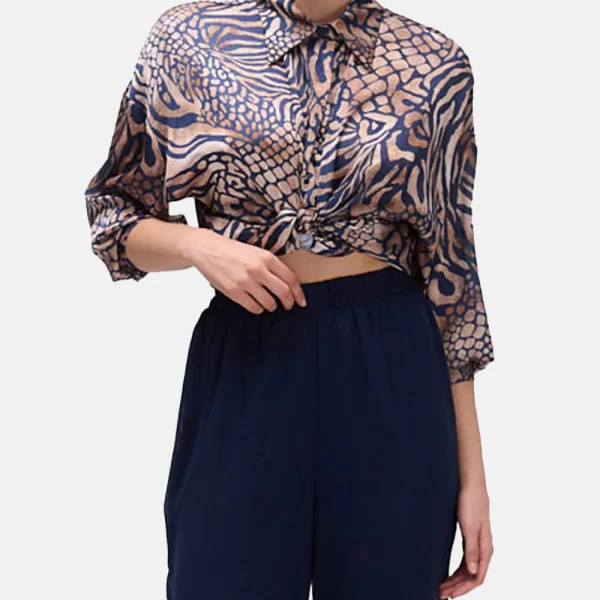 FIBES ΠΟΥΚΑΜΙΣΟ 03-6697P-BLUE DarkBlue