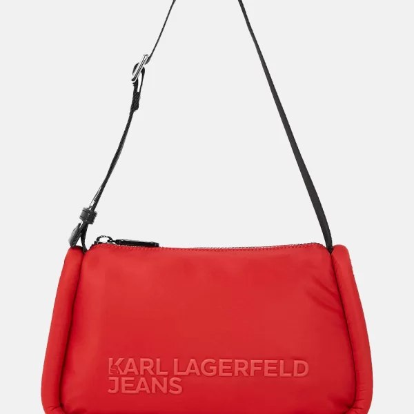 KARL LAGERFELD JEANS PUFFY BAGUETTE SB (Διαστάσεις: 27 x 27 x 12.5 εκ) 246J3018-J390 Red