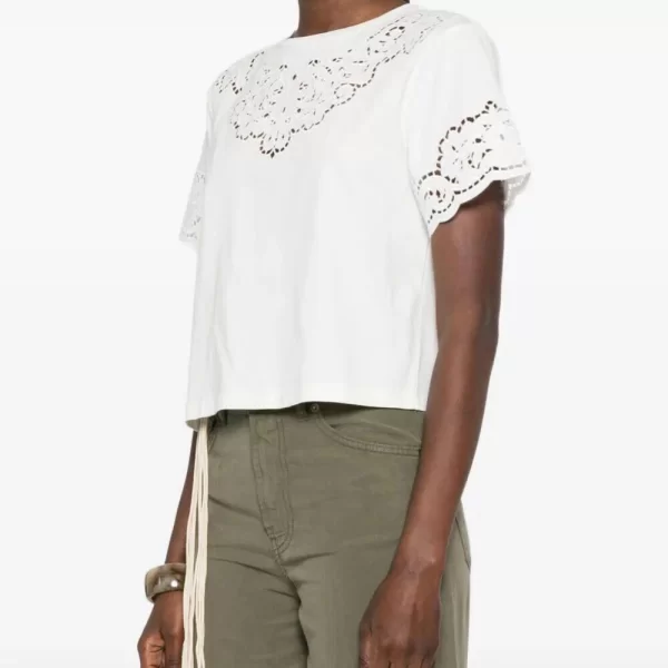 TWINSET ΜΠΛΟΥΖΑ 261TP2440-00001 White