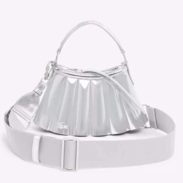LACOSTE ΤΣΑΝΤΑ CROSSOVER BAG 3NU5327DX-T10 MetallicSilver