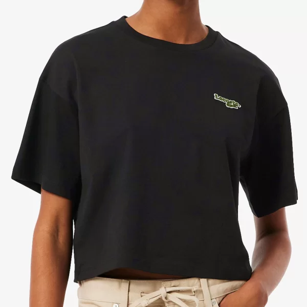 LACOSTE ΜΠΛΟΥΖΑ ΚΜ TEE-SHIRT SS 3TF7605-031 Black
