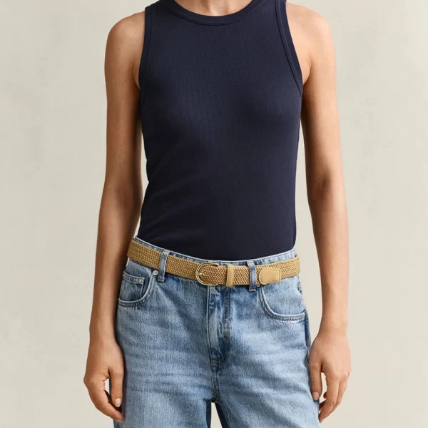 GANT ΜΠΛΟΥΖΑ ΧΜ HIGH NECK RIB TANK TOP 3GW4201407-433 DarkBlue