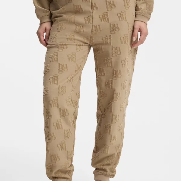 HUGO TERRYMONOGRAM_PANTS 10271234 01 50556809-232 SandyBrown