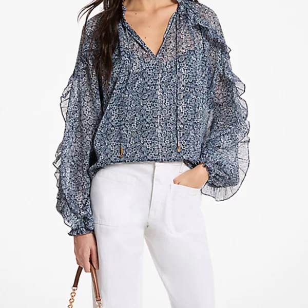 MICHAEL KORS ΜΠΛΟΥΖΑ MS640Y4KN7-409 DarkBlue