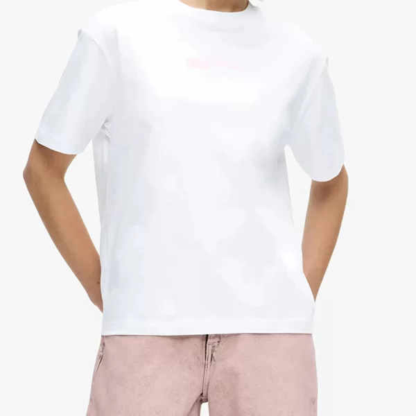 KARL LAGERFELD JEANS KARL LAGERFELD JEANS KLJ REG SS FRAME TEE B2W17069-100 White