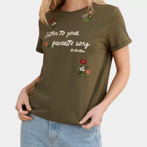 ATTRATTIVO ΜΠΛΟΥΖΑ 9923148-XAKI Khaki