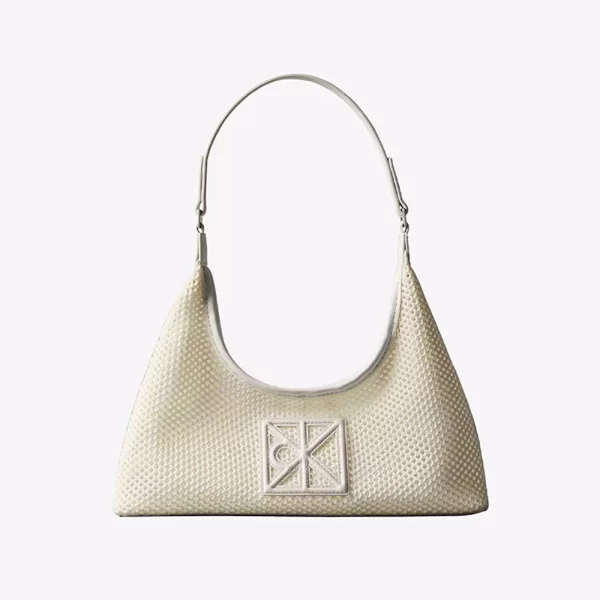 CALVIN KLEIN JEANS EMBLEM MESH SHOULDER BAG LV04F3381G-4LX OffWhite