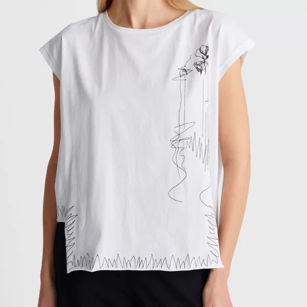 Ale ALE ΜΠΛΟΥΖΑ 8923133-LEYKO White