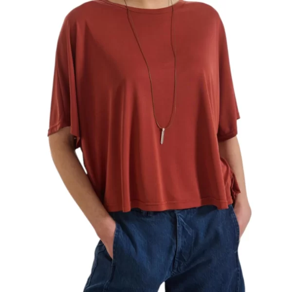 NAMASTE ΜΠΛΟΥΖΑ DICE SS0726005-HENNA Firebrick