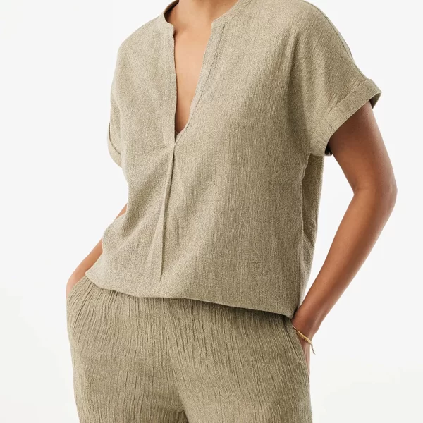 MEXX Crincle blouse MF006102261W-150927 Khaki