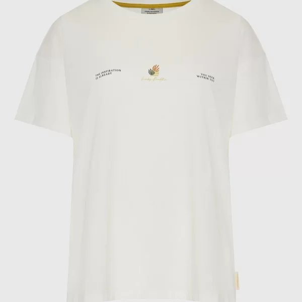 FUNKY BUDDHA T-Shirts FBL013-125-04-OFF WHITE OffWhite