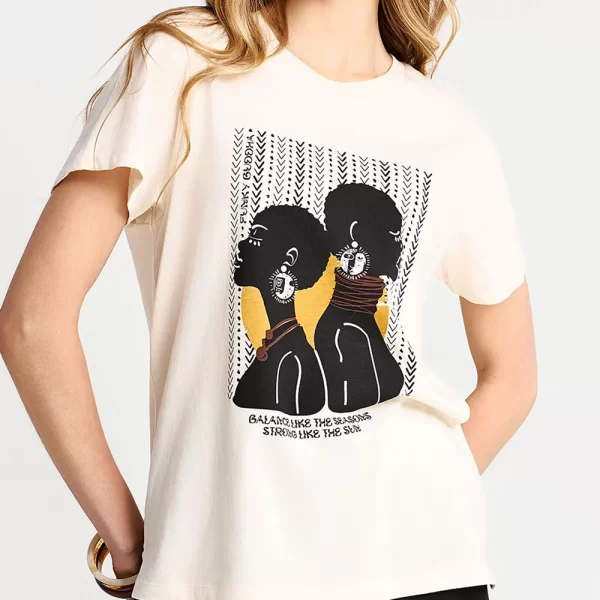 FUNKY BUDDHA T-Shirts FBL013-122-04-CHALK Cream