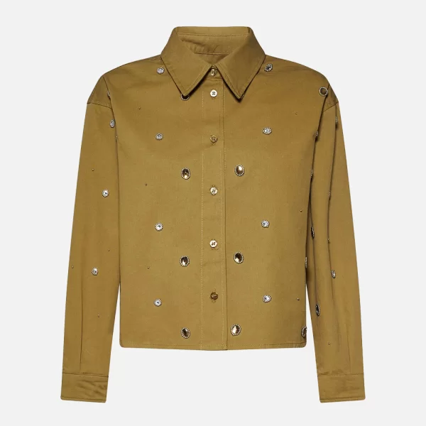 SILVIAN HEACH SHIRT HESTUA GPP26464CA-BEIGE CORNSTALK Biege