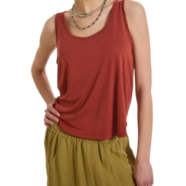 NAMASTE ΜΠΛΟΥΖΑ COPE SS0726033-HENNA Firebrick