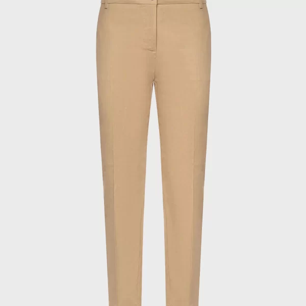 PINKO BELLO PANTALONE LINO STRETCH 100155A34I-D41 Biege