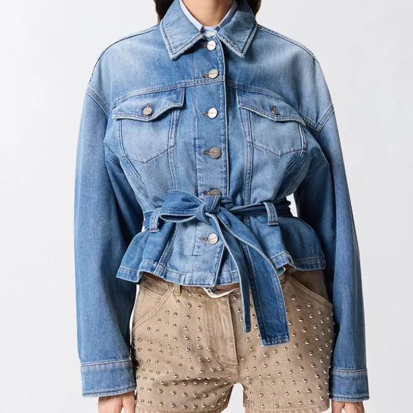 PINKO GIUNGLA GIUBBINO DIRTY BLUE DE 106389A341-PJV DenimBlue