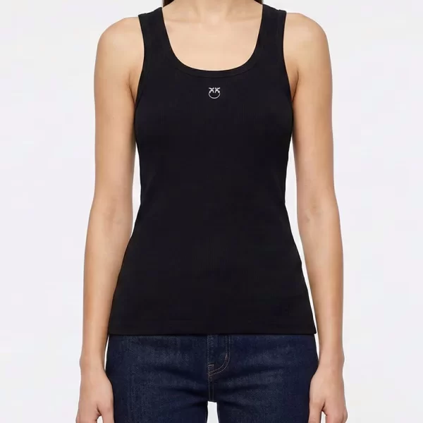 PINKO CALCOLATORE CANOTTIERA COSTINA 100807A338-Z99 Black